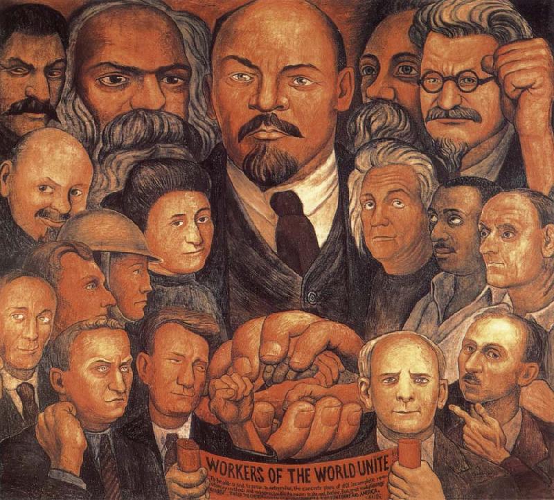 Diego Rivera Proletariate oil painting image